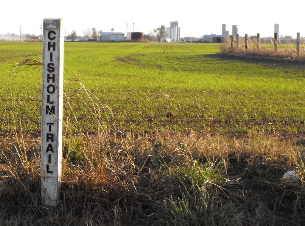 Chisholm Trail marker